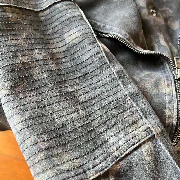 Marrakech Marni Scuba Moto Jacket in Antique Faded Floral - Large - Picture 6 of 11